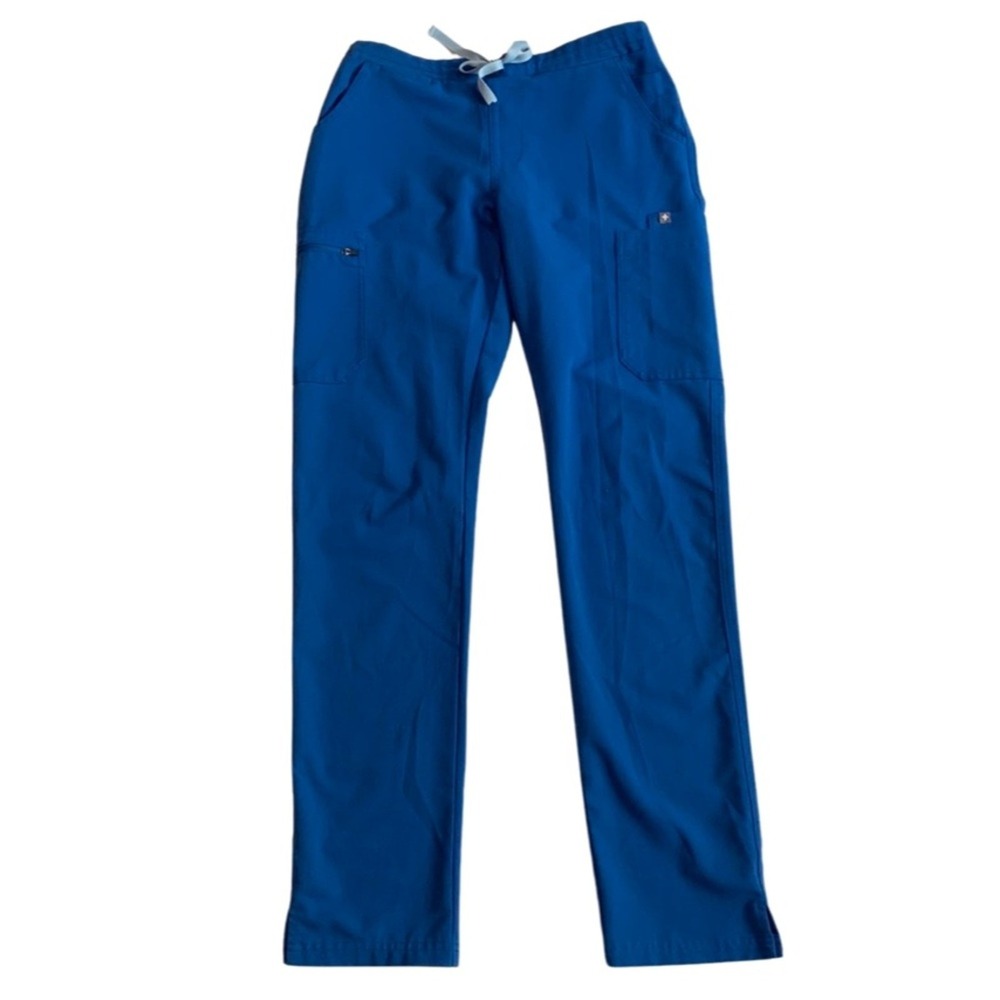 FIGS Royal Blue Yola Skinny Scrub Pants Medical Professional Utility Technical